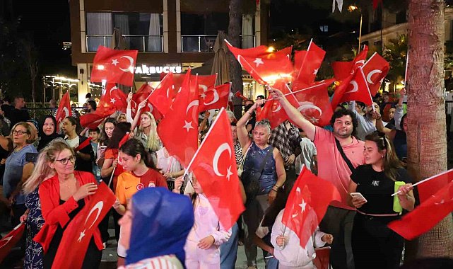 Büyükçekmece'de zafer bayramı kutlaması