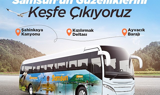 Büyükşehir'den "Odak Samsun" turizm otobüsleri