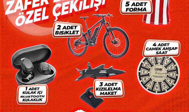 Canik, 30 Ağustos'ta hediye dağıtacak
