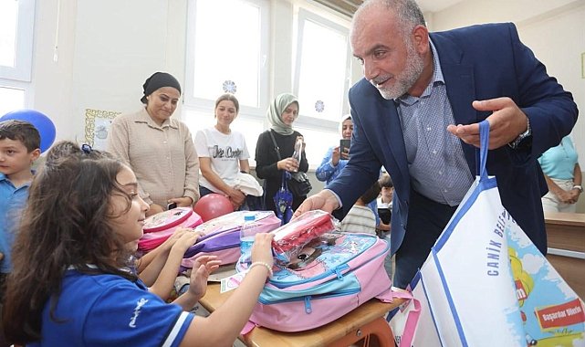 Canik'te tüm birinci sınıflara çanta ve kırtasiye seti hediye edilecek