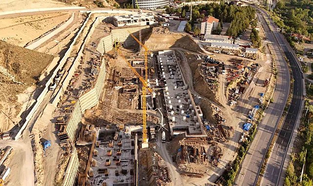 Çankırı'da 400 yataklı devlet hastanesi için çalışmalar tam hız devam ediyor