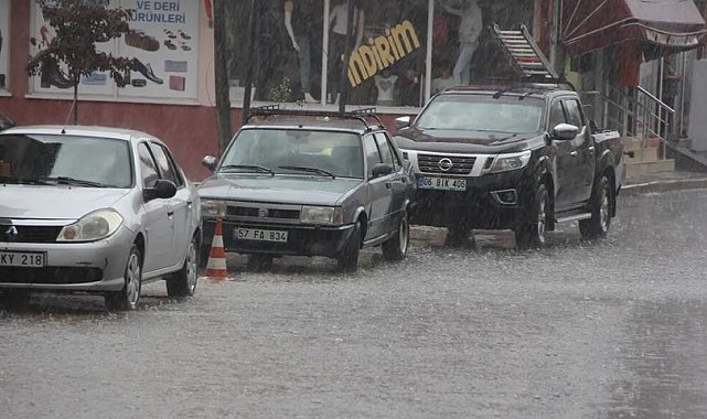 Çankırı'da dolu yağışı etkili oldu