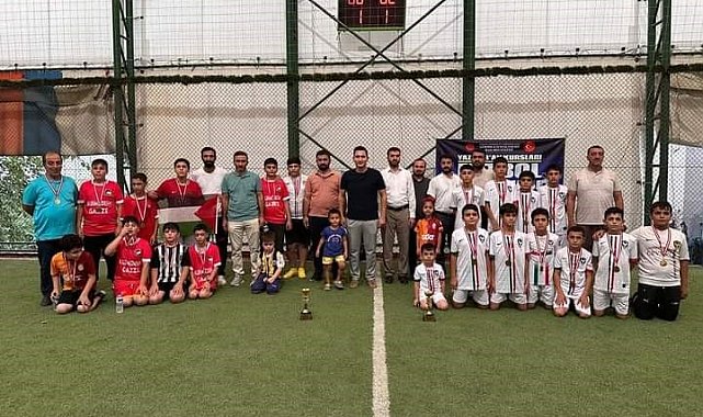 Çermik'te Kur'an kursları arası futbol turnuvası sona erdi