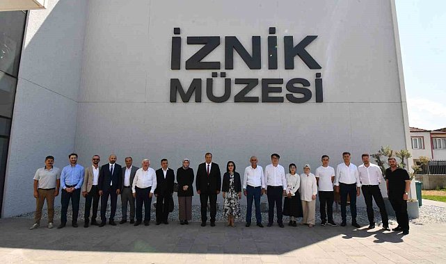 Çin'li heyet resmi ziyaret sebebiyle İznik'te
