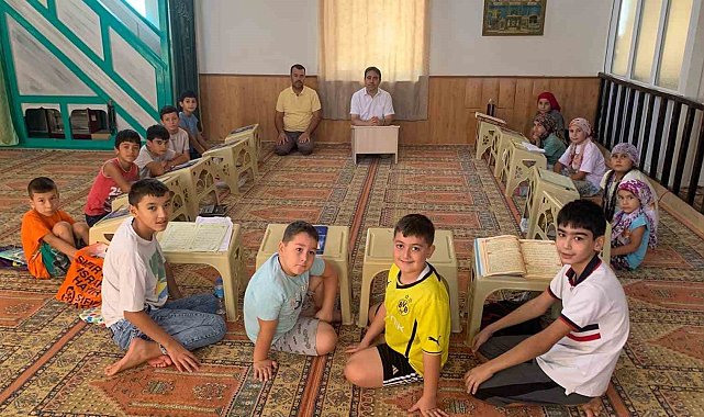 Çine'de öğrenciler yaz Kuran kurslarına devam ediyor