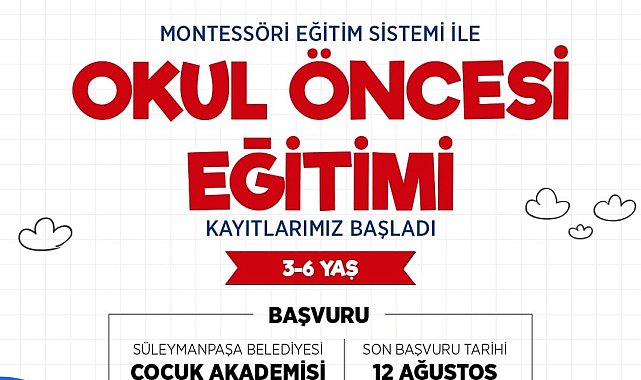 Çocuk akademisi kayıtları başladı