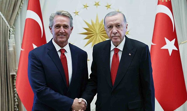 Cumhurbaşkanı Erdoğan, ABD Büyükelçisi Flake&#039;i kabul etti
