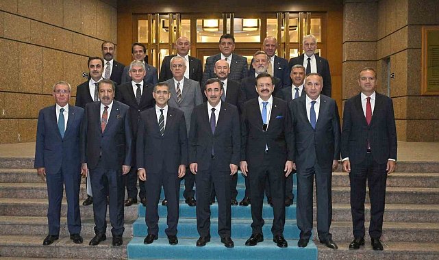 Cumhurbaşkanı Yardımcısı Yılmaz, TOBB yönetim kurulu istişare toplantısına katıldı