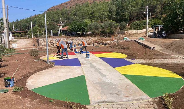 Değirmenyanı mevkiinde yapılan parkta son aşamaya gelindi