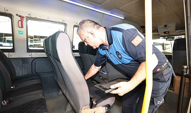 Denizli'de öğrenci servisi denetimleri okullar açılmadan başladı
