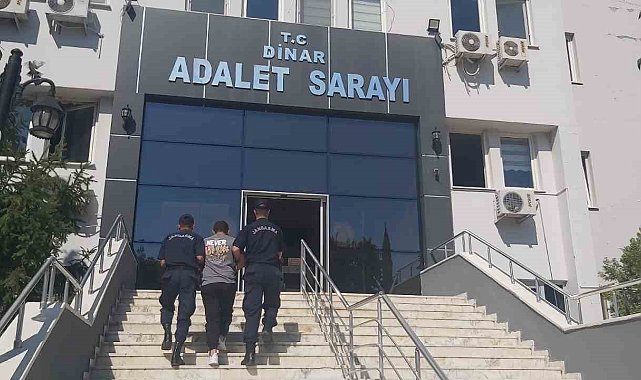 Dinar'da hapis cezasıyla aranan şahsı jandarma yakaladı