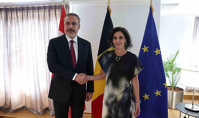 Dışişleri Bakanı Fidan, Belçika Dışişleri Bakanı Lahbib ile görüştü