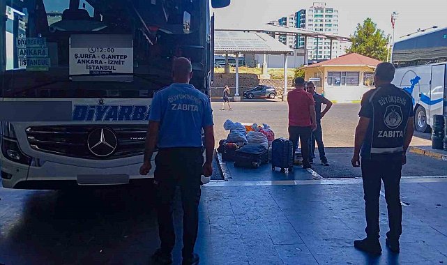 Diyarbakır'da Zabıtadan otogarda kapsamlı denetim