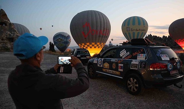 Doğu Batı Dostluk ve İpek Yolu Rallisi Kapadokya'ya ulaştı
