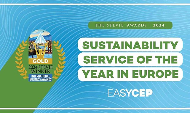 EasyCep, 'Yılın Sürdürülebilirlik Hizmeti'nde Avrupa'nın en iyisi seçildi