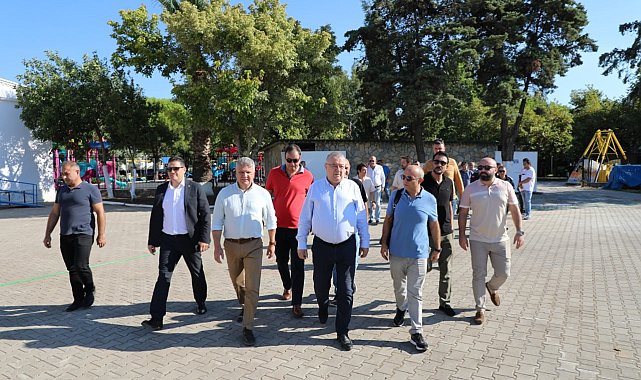 Edremit Belediyesi Altınkum fuar alanı hazır