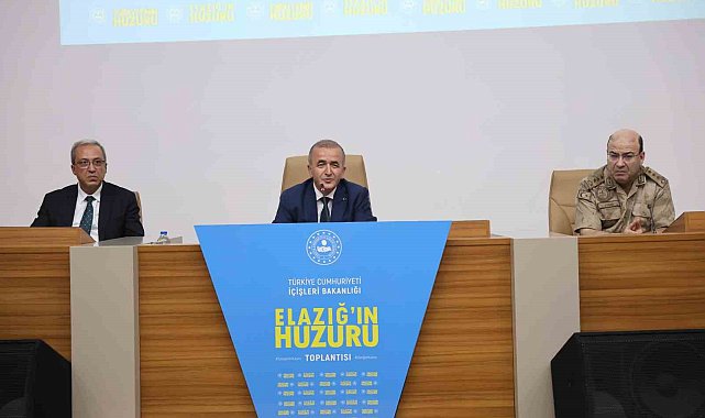 Elazığ&#039;da Asayiş ve Güvenlik Bilgilendirme Toplantısı