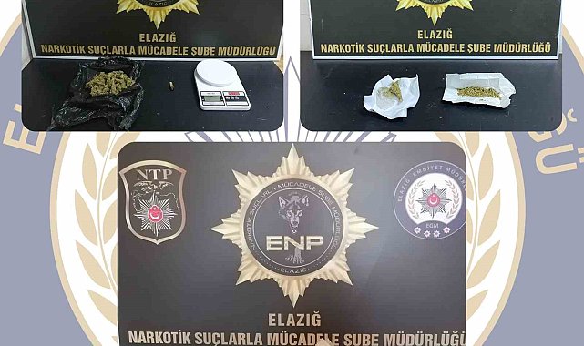 Elazığ'da uyuşturucu operasyonu: 6 kişi yakalandı