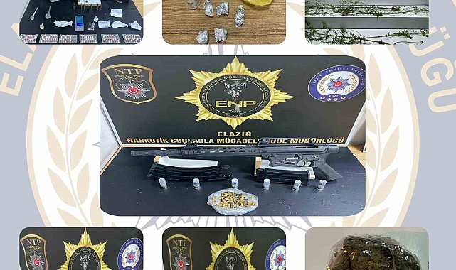 Elazığ'da uyuşturucu satıcılarına geçit yok