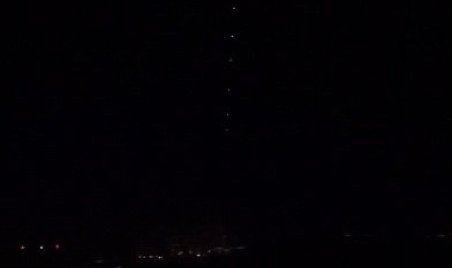 Elon Musk'ın Starlink uyduları Manisa semalarında görüldü