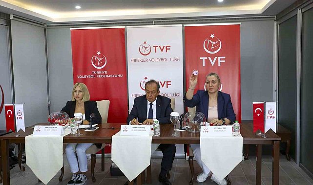 Erkekler Voleybol 1. Ligi'nde 2024-2025 voleybol sezonu fikstürü çekildi