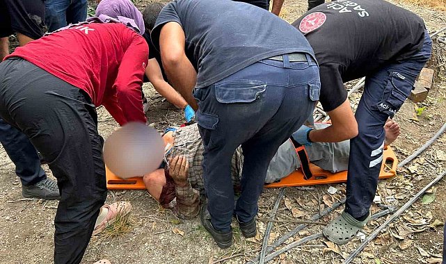 Erzin'de traktör kazası: 1 yaralı