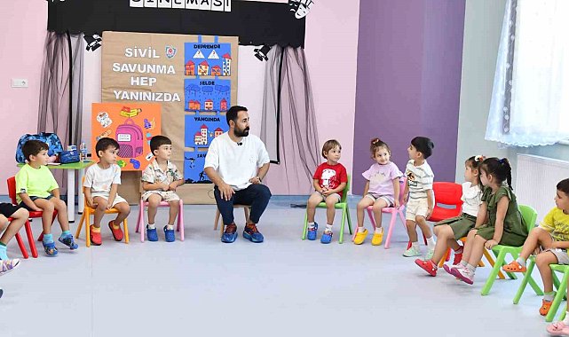 Esenyurt Belediyesi'nden kreşte eğitim gören çocuklara afet farkındalık eğitimleri