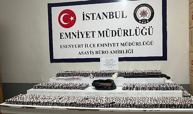 Esenyurt'ta narkotik operasyonu: 14 bin 14 adet epilepsi hapı ve uyuşturucu madde ele geçirildi