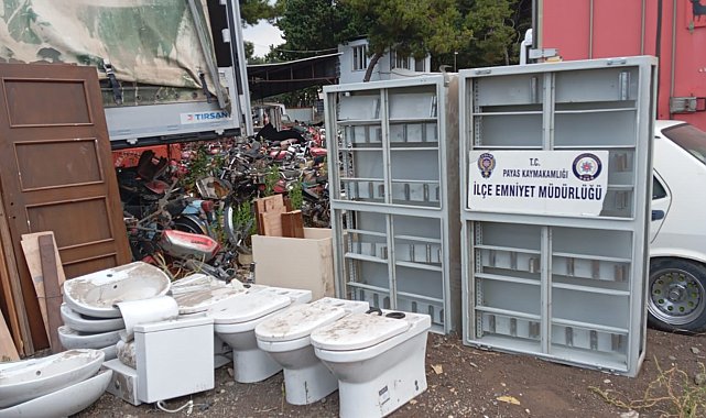 Eski kaymakamlık binasını soyan hırsızlar suçüstü yakalandı