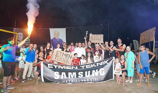 Finike'de voleybol heyecanı yaşandı