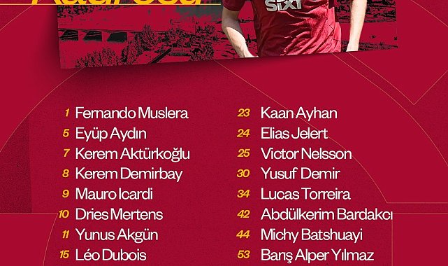 Galatasaray'ın Adana Demirspor maçı kamp kadrosu belli oldu