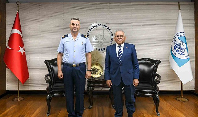 Garnizon Komutanı Taşan'dan Büyükkılıç'a veda ziyareti