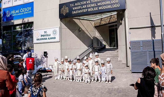 Gaziantep Vakıflar Bölge Müdürlüğü 20 çocuğu sünnet ettirdi