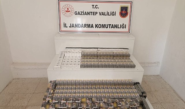 Gaziantep'te 10 bin paket gümrük kaçağı sigara ele geçirildi