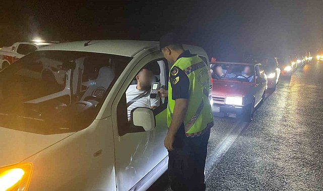 Gaziantep'te 35 sürücüye 225 bin TL alkol cezası
