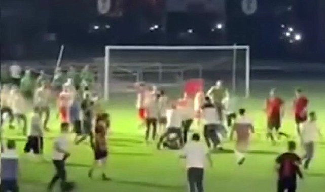 Gaziantep'te köyler arası turnuvada hakeme çirkin saldırı