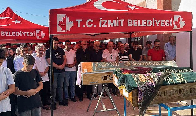 Gölde boğulan babaanne ve 2 torunu son yolculuğuna uğurlandı
