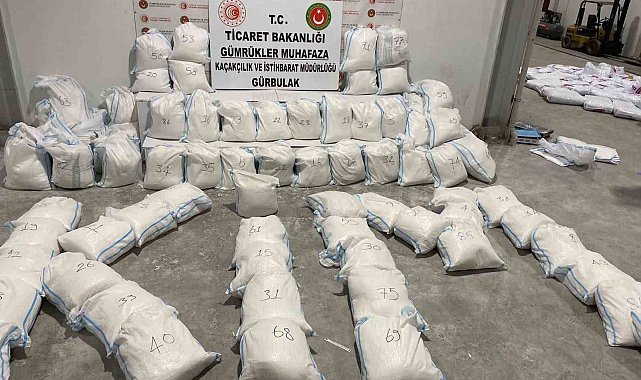 Gürbulak Gümrük Kapısı'nda 2.2 ton metanfetamin ele geçirildi