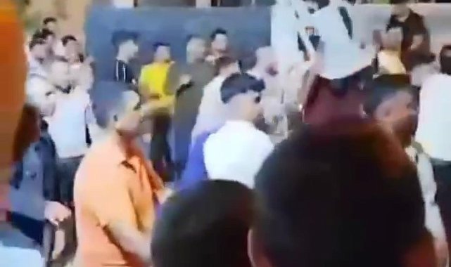 Halay başı olma kavgasında sandalyeler havada uçuştu