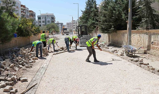 Haliliye'de üstyapı çalışmaları sürüyor