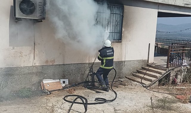 Hassa'da ev yangını