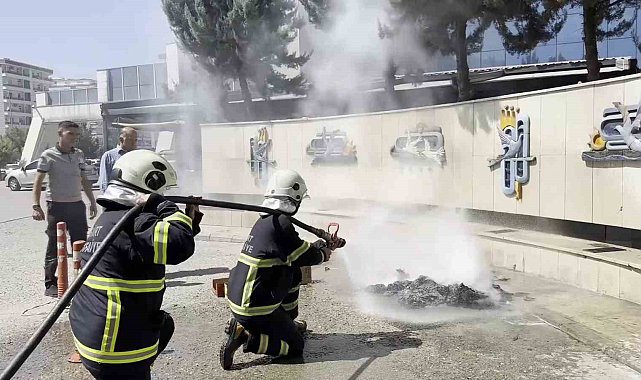 Hastanede gerçeğini aratmayan tatbikat