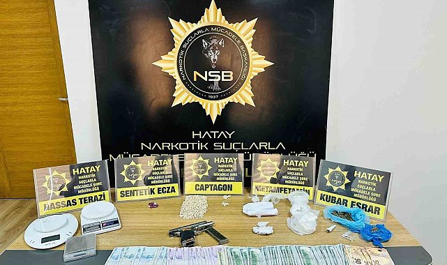 Hatay'da 16 adrese eş zamanlı uyuşturucu operasyonu: 12 tutuklama