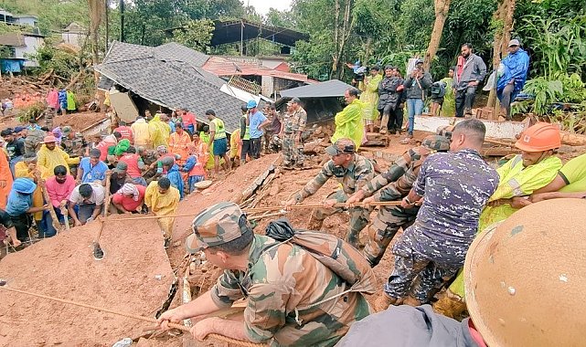 Hindistan'ın Kerala eyaletindeki heyelanlarda can kaybı 308'e yükseldi