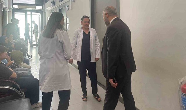 İl Sağlık Müdürü Dr. Sarıkaya, Zübeyde Hanım Aile Sağlığı Merkezi'nde incelemelerde bulundu