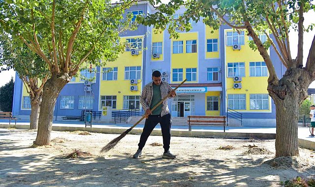 İncirliova&#039;da okullar eğitime hazırlanıyor