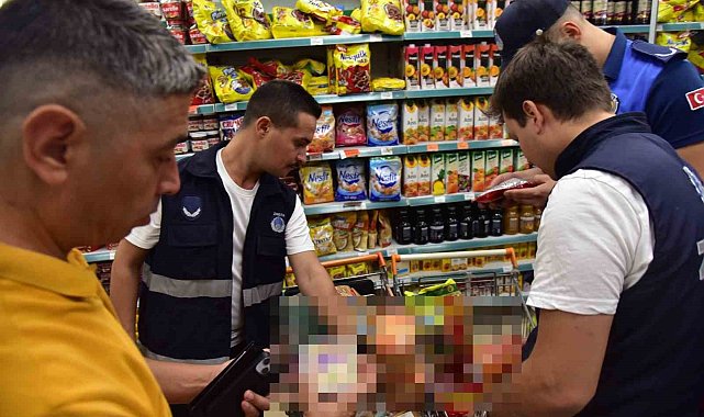 İncirliova'da tarihi geçmiş ürünlere el koyuldu