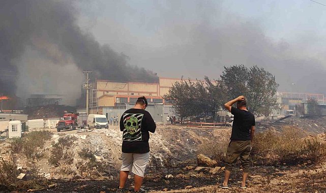 İzmir'de alevler iş yerlerine ve araçlara sıçradı