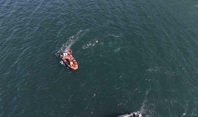 İzmit Körfezi'nde heyecan dolu tatbikat