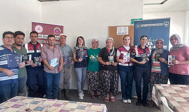 Jandarmadan Sultanhisar'daki vatandaşlara bilgilendirme